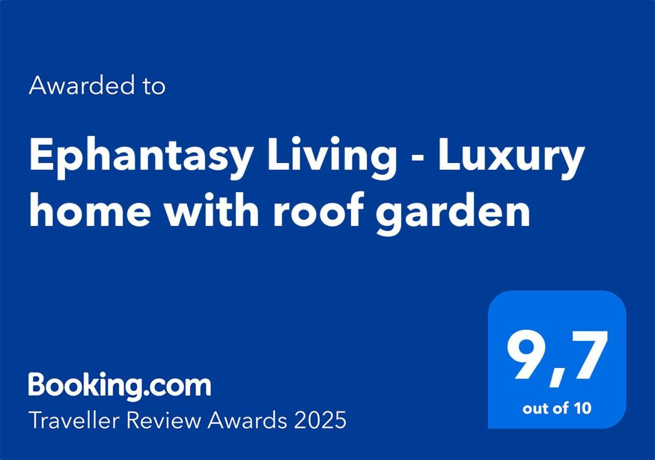 Ephantasy Living - Luxury Home With Roof Garden 칼라마키 외부 사진